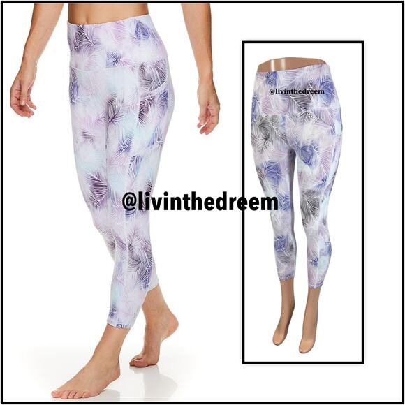 Women's Gaiam Om High-Waisted Pocket Yoga Capri Legging SZ S $48 - Picture 1 of 8